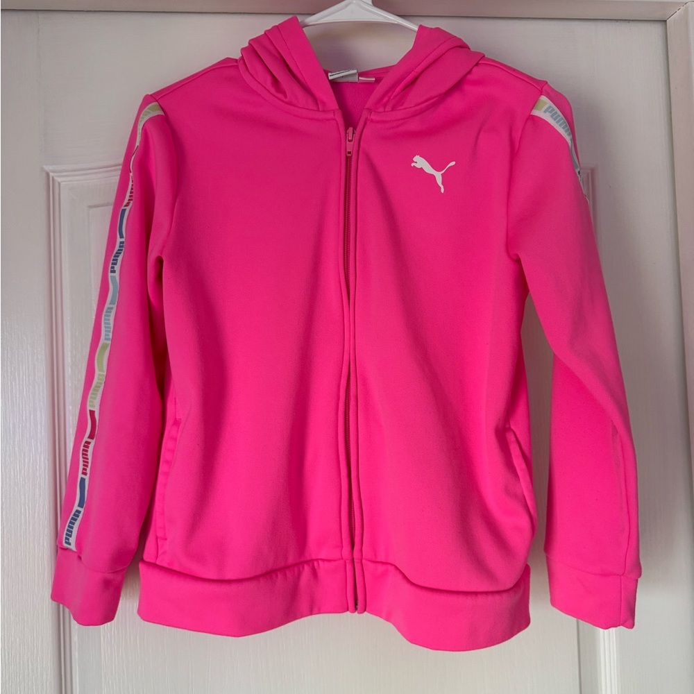 Puma Kids Vibrant Pink Hoodie